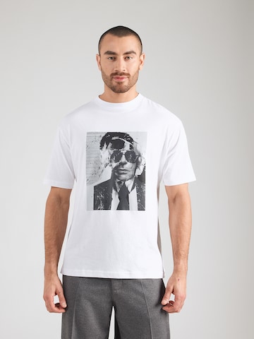 Karl Lagerfeld Póló - fehér: elől