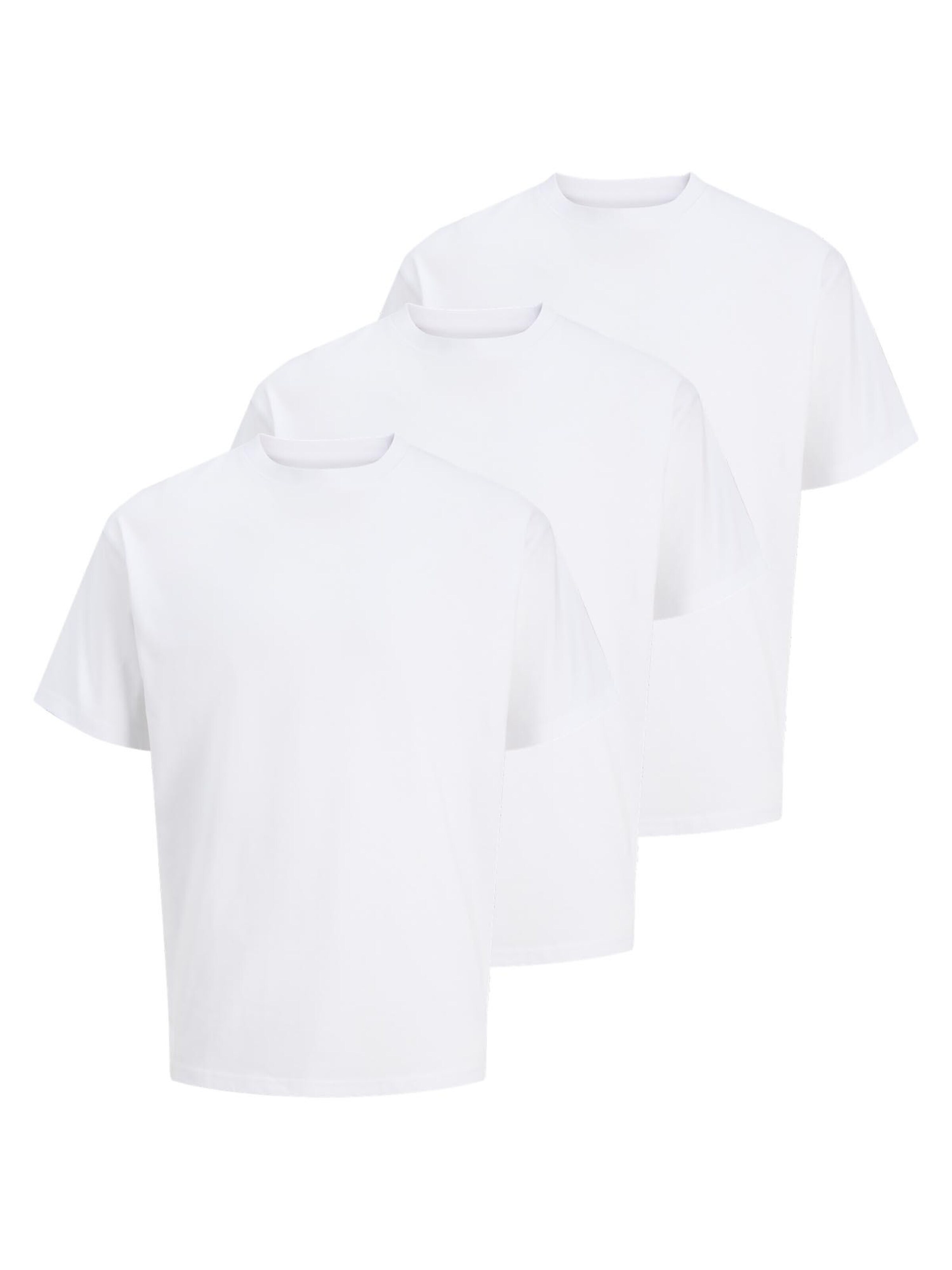 JACK & JONES Shirt 'Organic Relaxed' in White: front