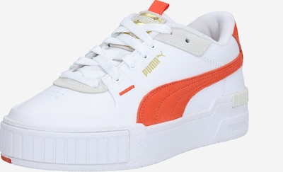 PUMA Sneaker 'Cali' in hellgrau / orangerot / weiß, Produktansicht