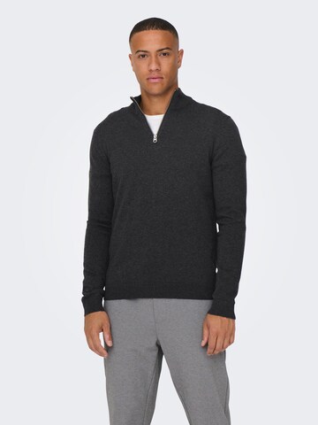 Only & Sons Pullover 'Alex' in Blau