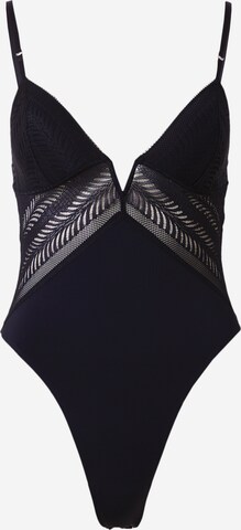 Calvin Klein Underwear Bodysuit in Black: front