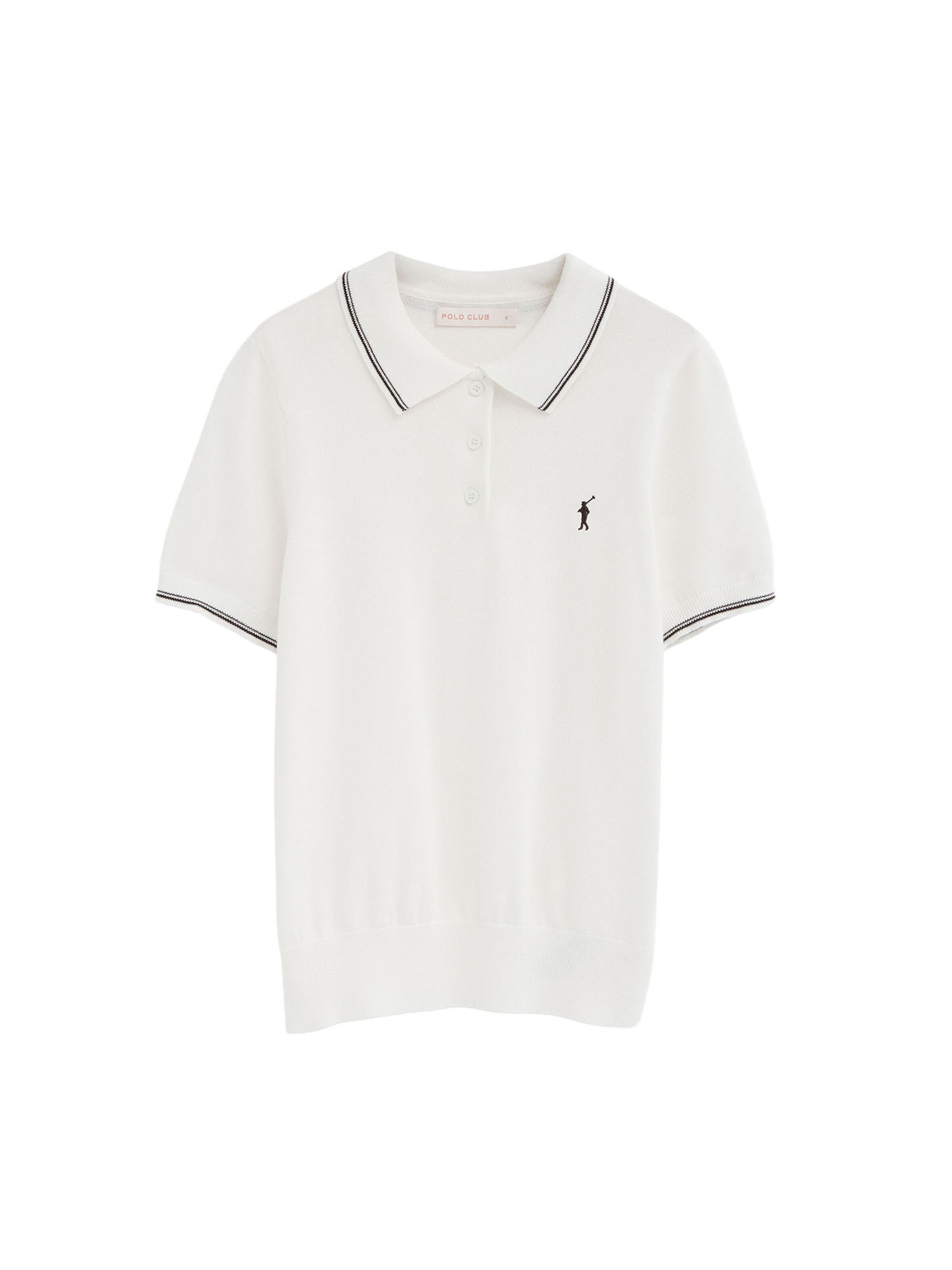 Polo Club Sweater 'Rigby Go' in White: front