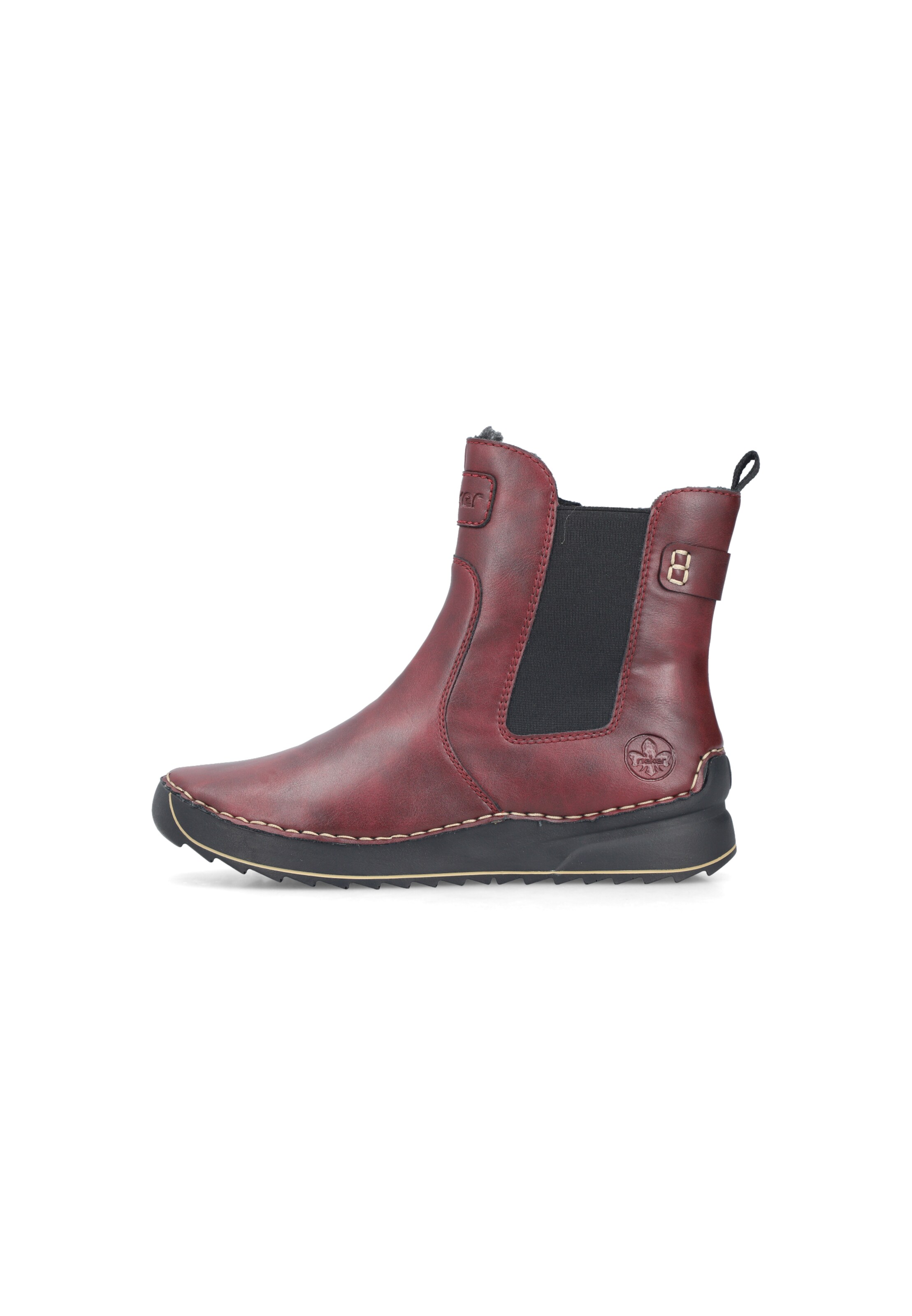 Chelsea Boots ' 51560 ' Rieker en rouge