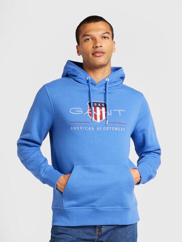 Felpa di GANT in blu: frontale