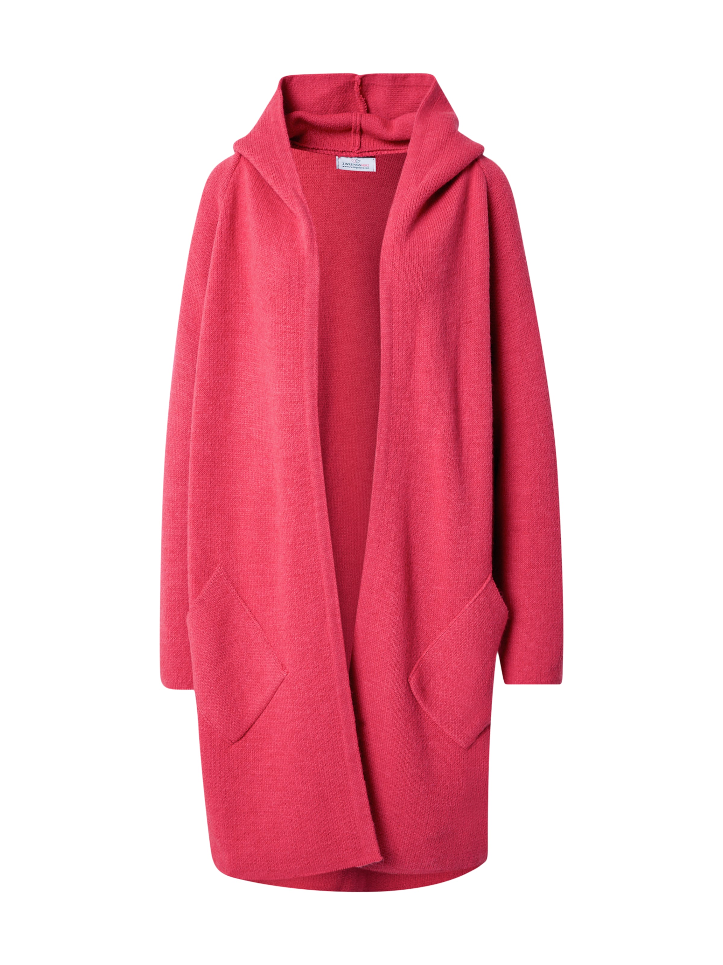 Zwillingsherz Вязаная кофта 'Annabell' в Красный: спереди