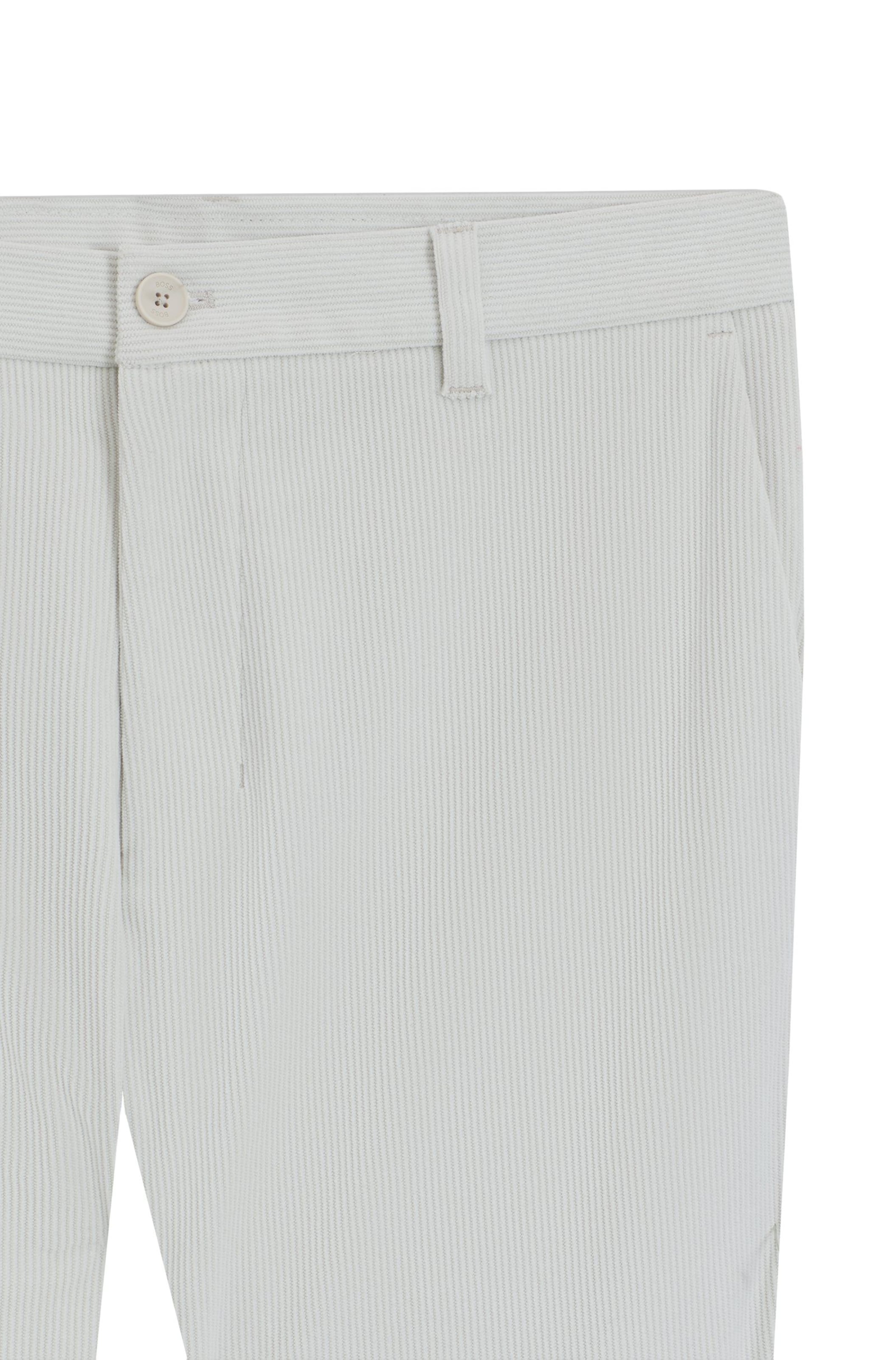 BOSS Tapered Chino Pants in Grey