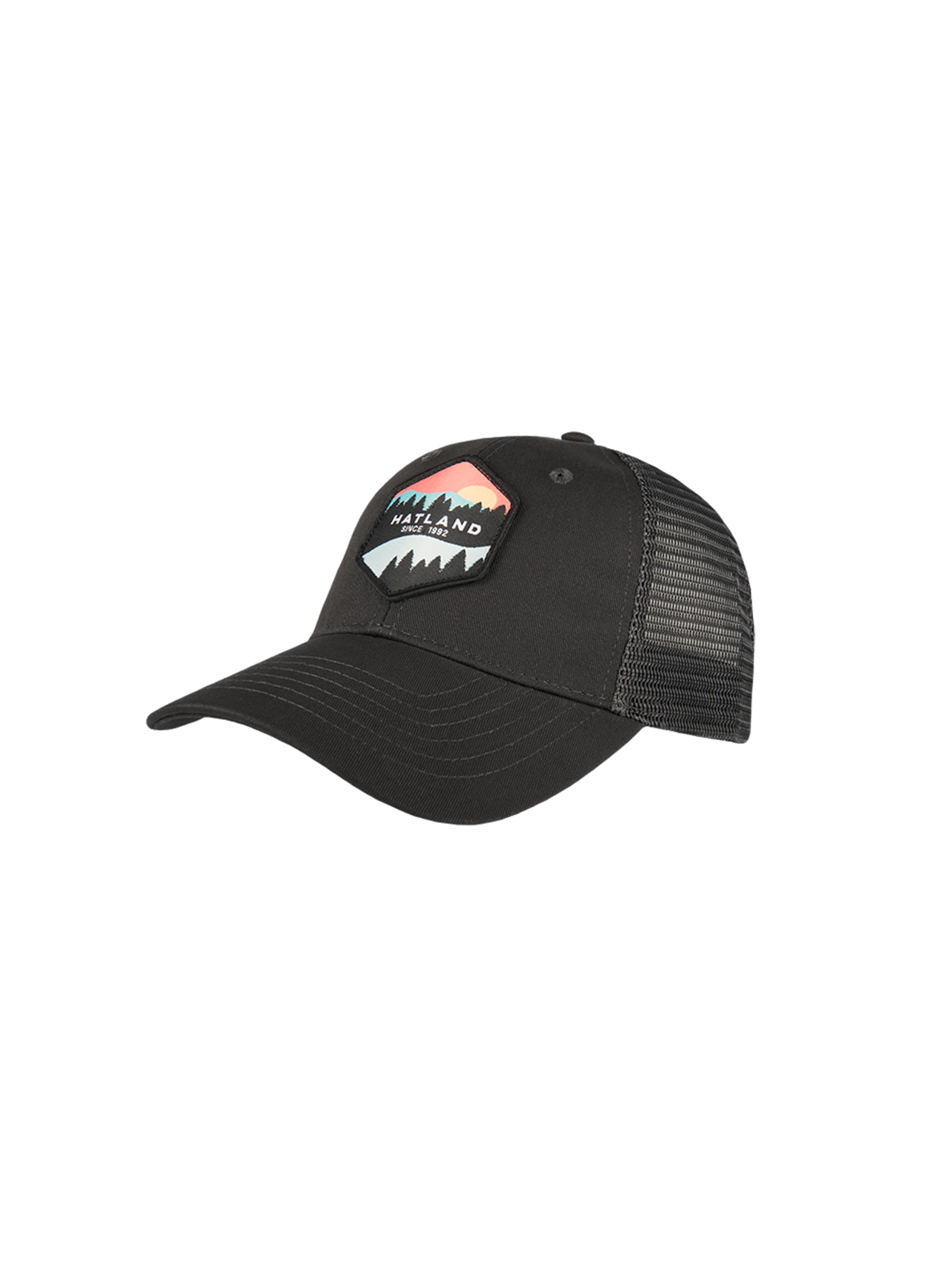 Hatland Cap 'Walt' in Black: front