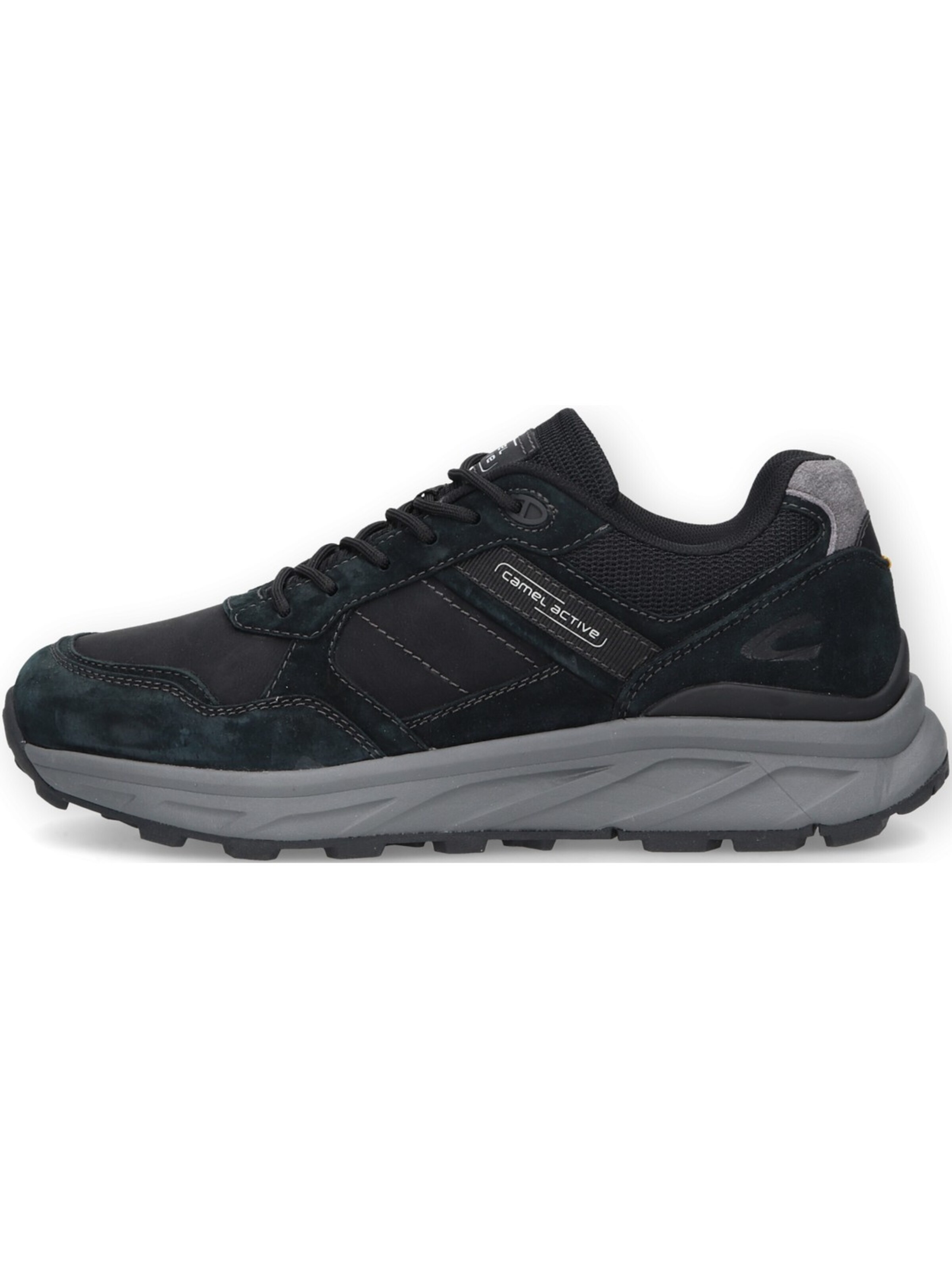 CAMEL ACTIVE Schnürschuh 'Camel Active Camel Active Herren Halbschuh Leder Schwarz'‌‌‌‌‌‌‌ in Schwarz: Vorderseite
