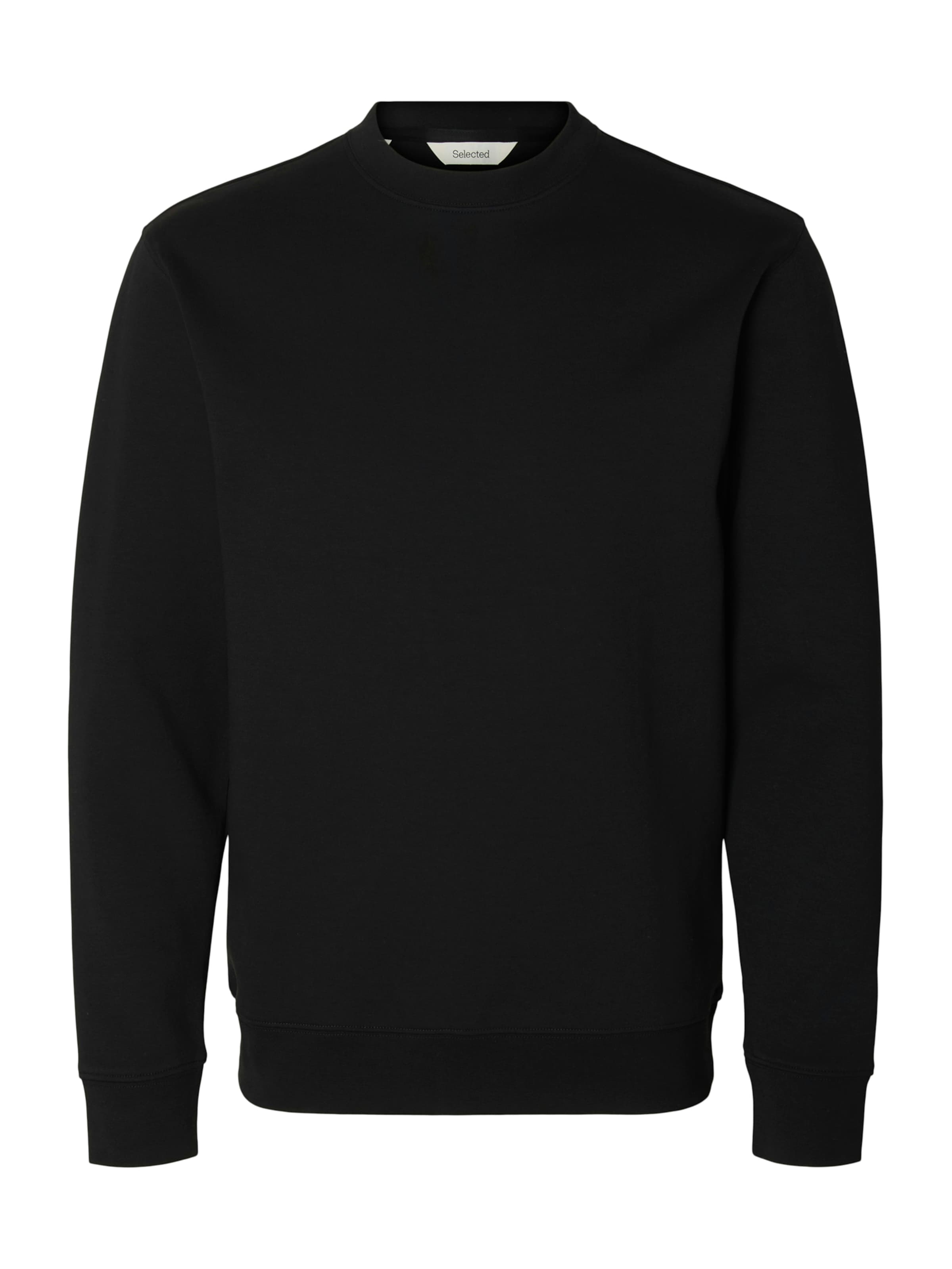 SELECTED - Sudadera 'SLMTOM' en negro: frente