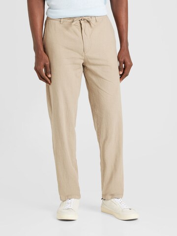 Jack's Regular Broek in Beige: voorkant