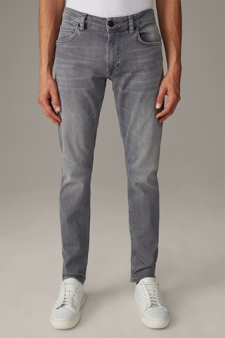 STRELLSON Slimfit Jeans 'Robin' in Grau