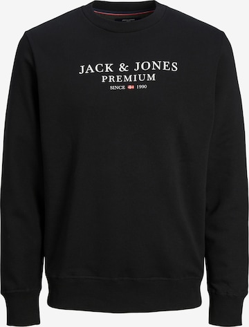 JACK & JONES Mikina 'BLUASTON' – černá: přední strana