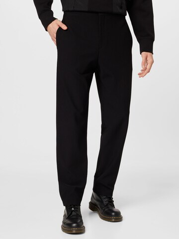 Regular Pantalon 'Floro' HUGO en noir : devant