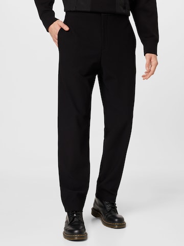 Regular Pantalon 'Floro' HUGO Red en noir : devant