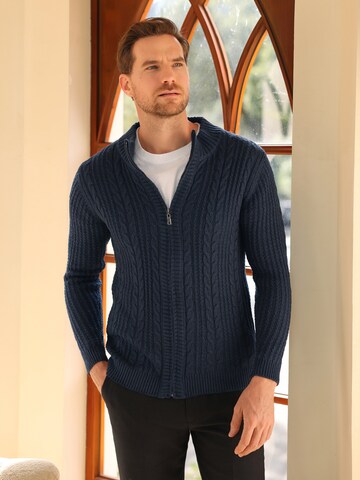 Youthup Knit Cardigan in Blue
