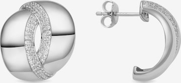 Luxenter Oorbellen 'ASRAE' in Wit: voorkant