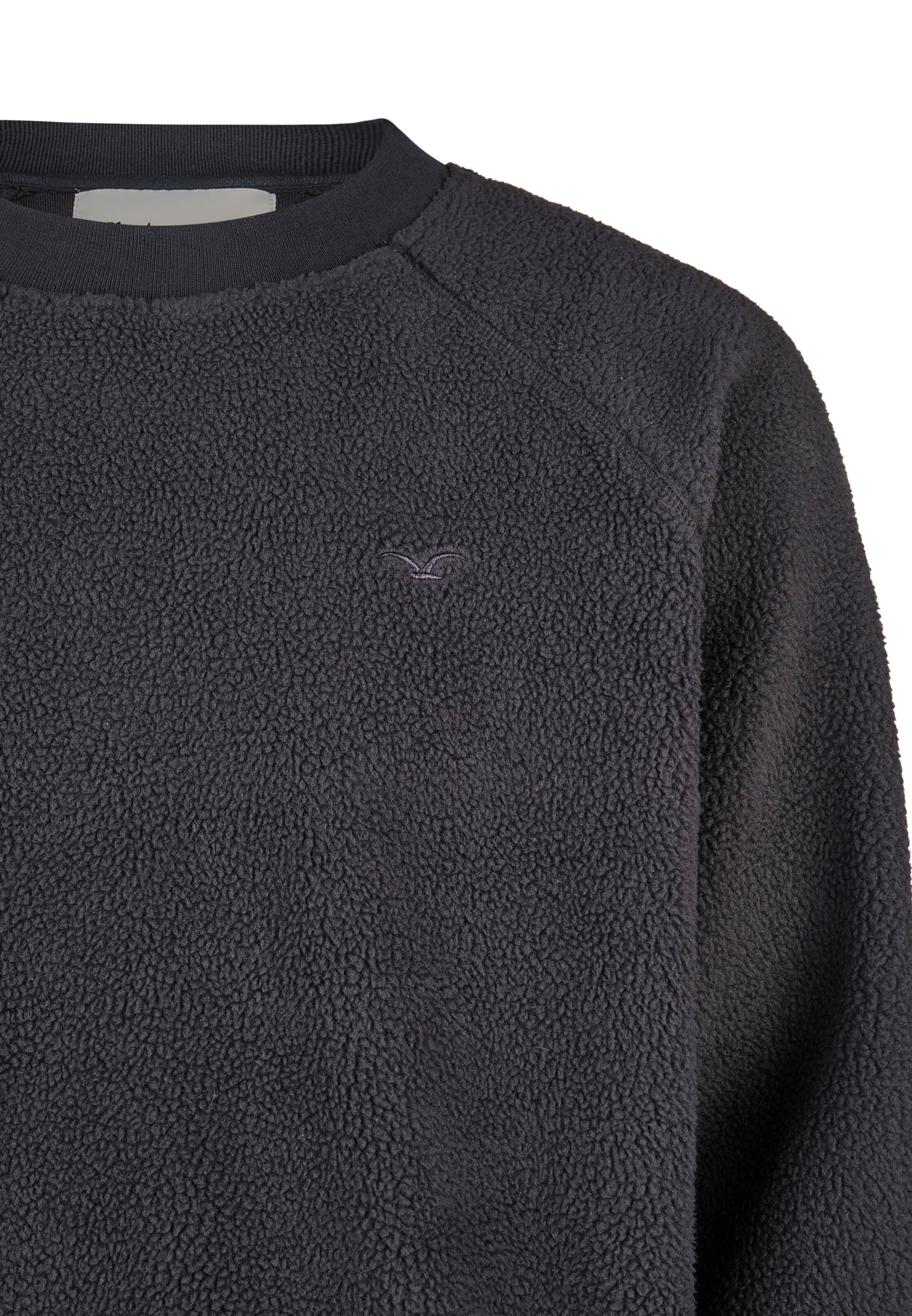 Cleptomanicx Sweatshirt 'Crewneck Flaneur' in Grey