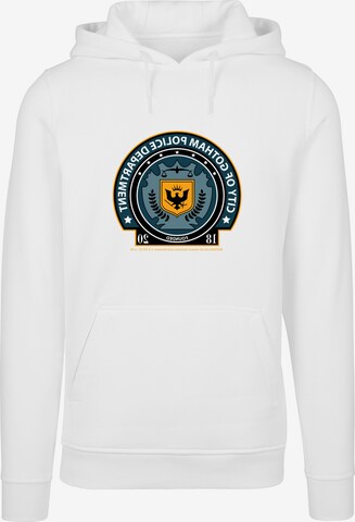 F4NT4STIC Sweatshirt 'DC Comics Batman Gotham Police Dept' in White: front