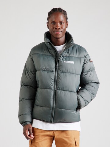 NAPAPIJRI Winterjacke 'SUOMI' in Grün: Vorderseite