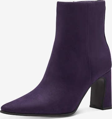 MARCO TOZZI Ankle Boots in Purple: front