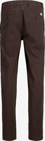 JACK & JONES Regular Chinohose in Braun