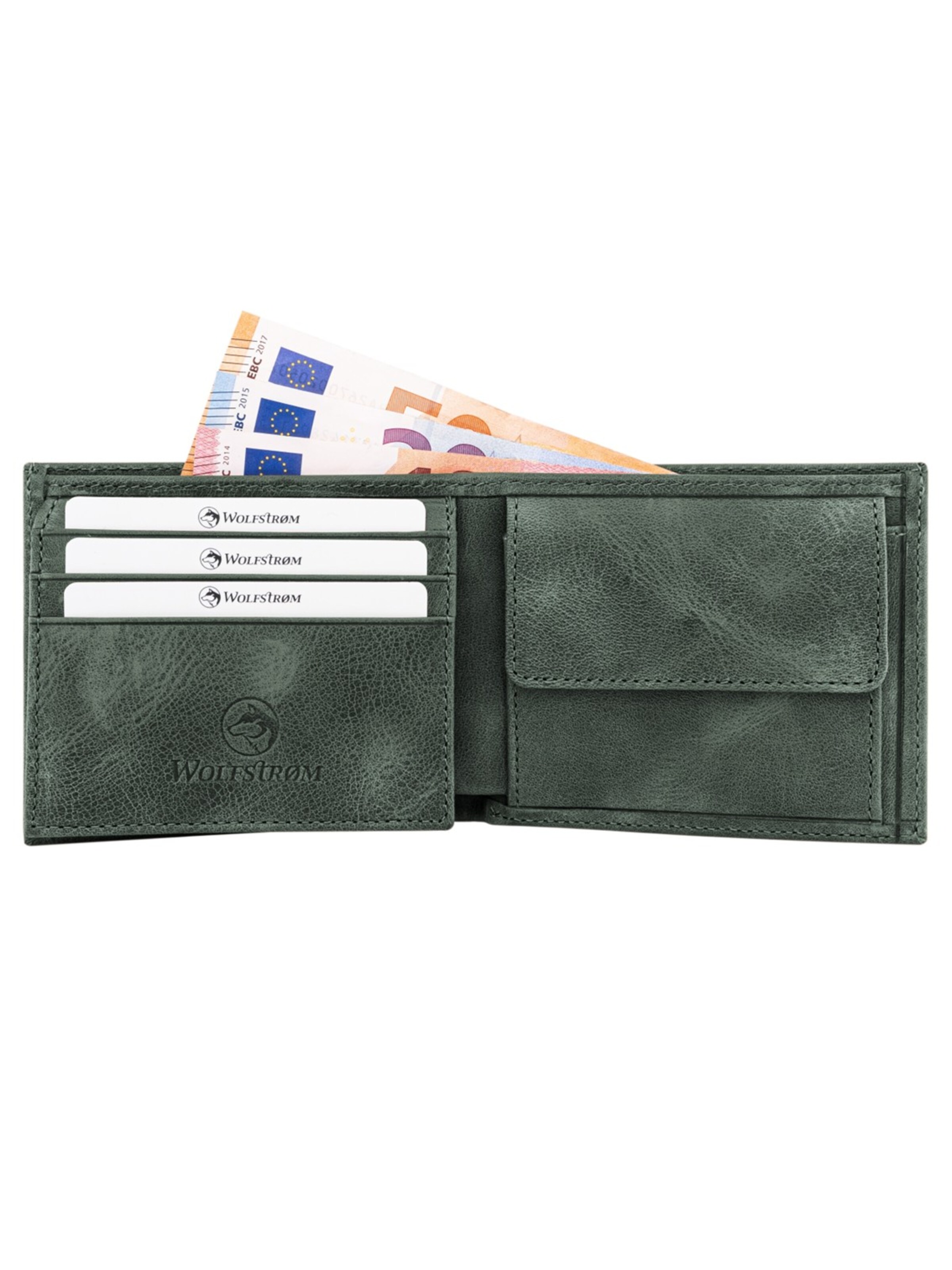 Wolfstrøm Wallet in Green