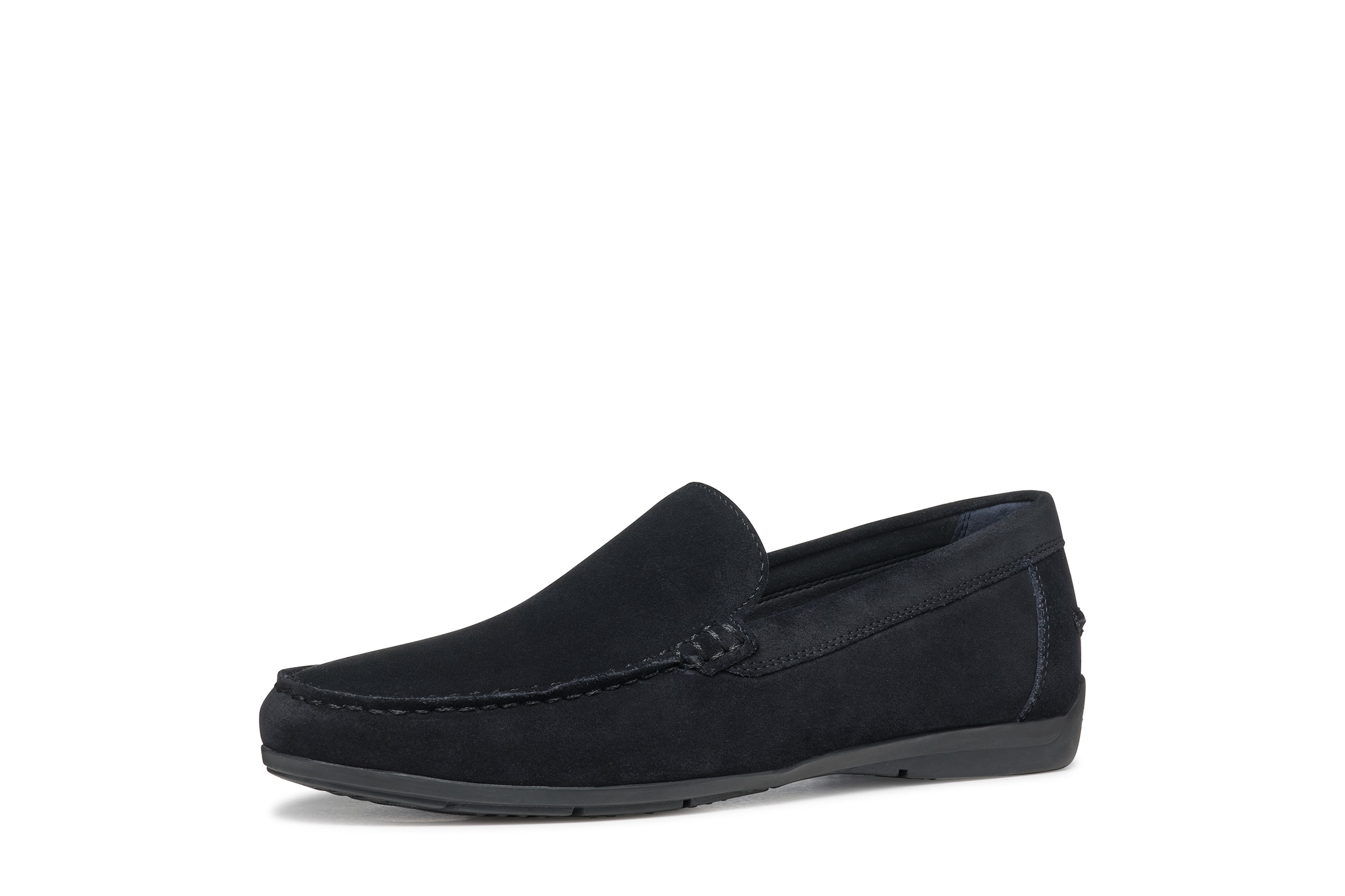 GEOX Classic Flats in Black: front