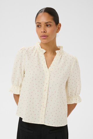 Kaffe - Blusa 'KAgitta ' en blanco: frente