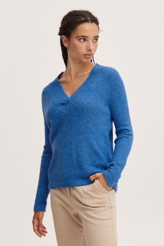 ICHI Sweater 'KAMARA' in Blue: front