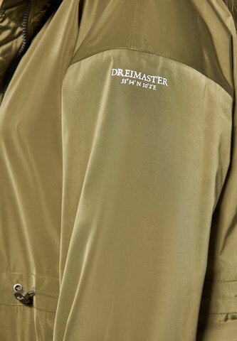 DreiMaster Maritim Toiminnallinen pitkä takki värissä vihreä