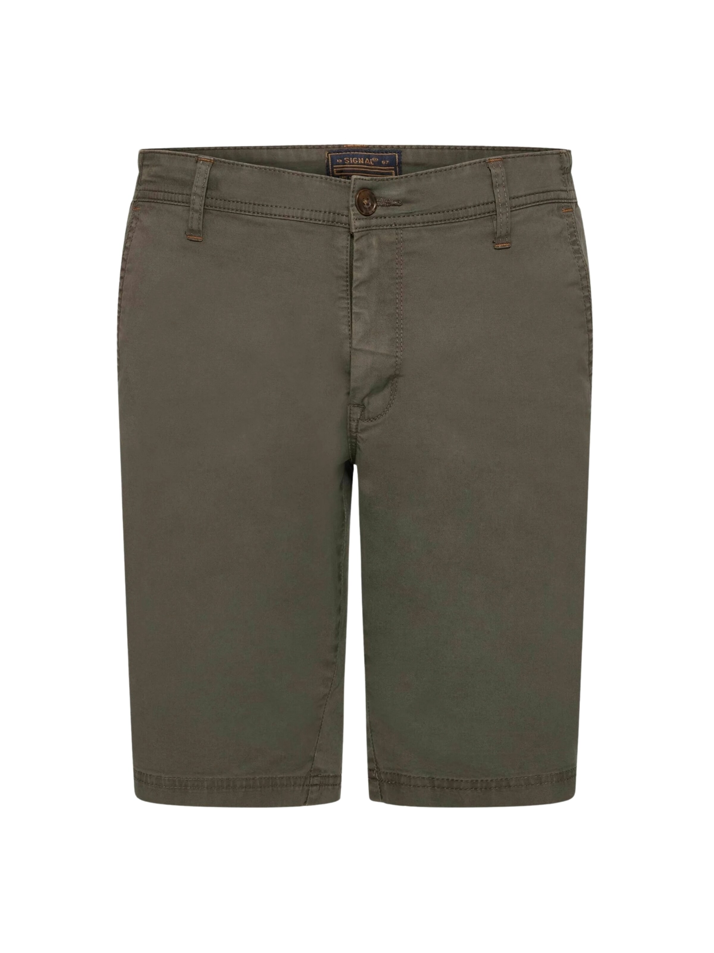 Signal Regular Chinohousut 'Cliff' värissä vihreä: etupuoli