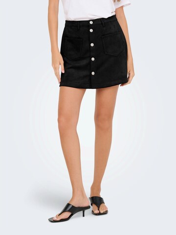 ONLY Rok 'ONLAMAZING-STINA' in Zwart: voorkant