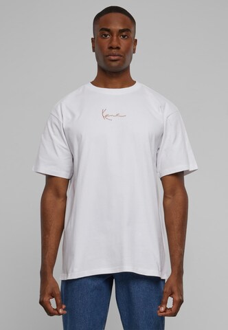 T-Shirt Karl Kani en blanc : devant