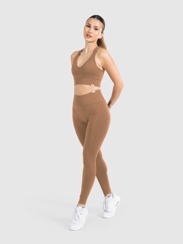Smilodox Skinny Sports trousers ' Amaze Pro ' in Brown