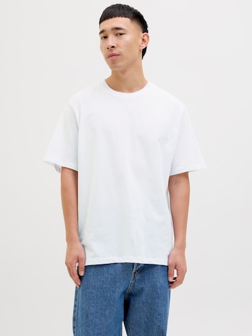 JACK & JONES Majica 'JJHugo' | siva barva: sprednja stran