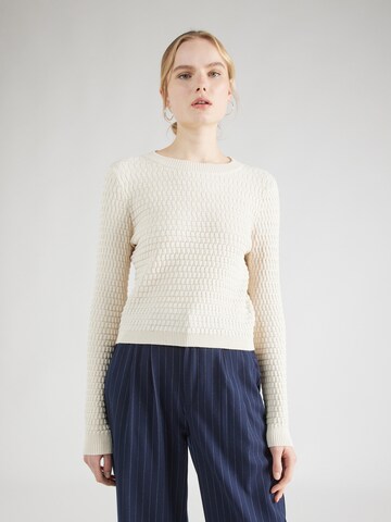 VERO MODA Pullover 'HART' in Beige: predná strana