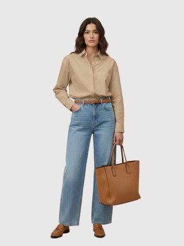 WEARABLE STORIES Shirt 'Luna'‌‌‌‌ in Beige: Vorderseite