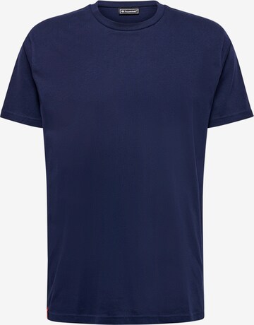 Hummel Shirt in Blauw: voorkant