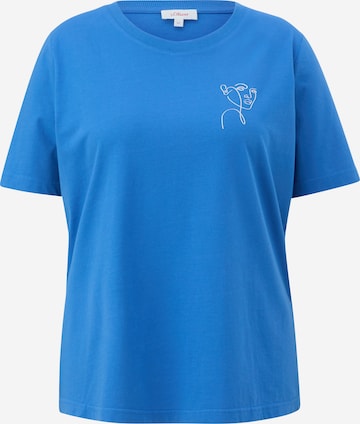 s.Oliver T-Shirt in Blau: predná strana