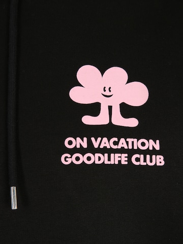 On Vacation Club Sweatshirt 'Goodlife Club' in Black