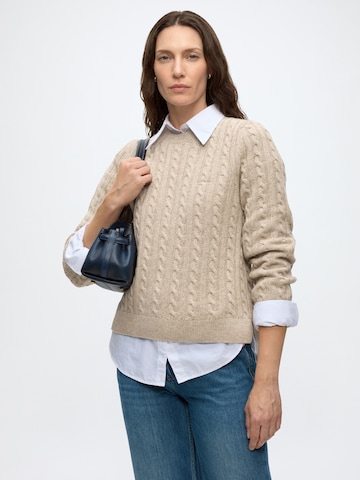 Barbour Pullover 'Ashdown' in Beige