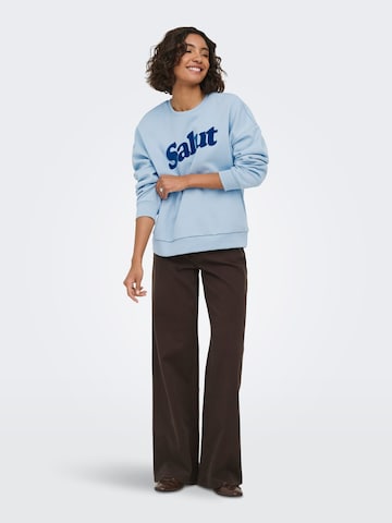 ONLY Sweatshirt 'Zalenta' in Blauw