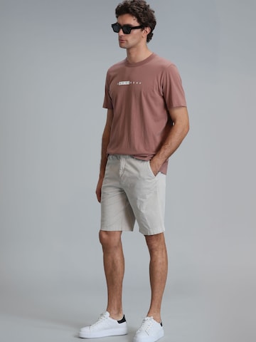 Coupe slim Pantalon chino 'ZEGLER' Lufian en beige