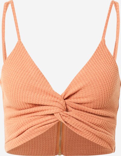 CLUB L LONDON Top 'Plunge' in pastellorange, Produktansicht