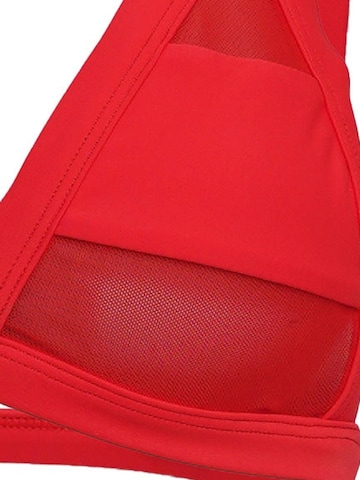 La Michaux Triangel Bikinitop 'FIERCE' in Rood