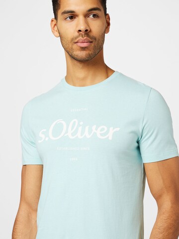 s.Oliver T-Shirt in Grün
