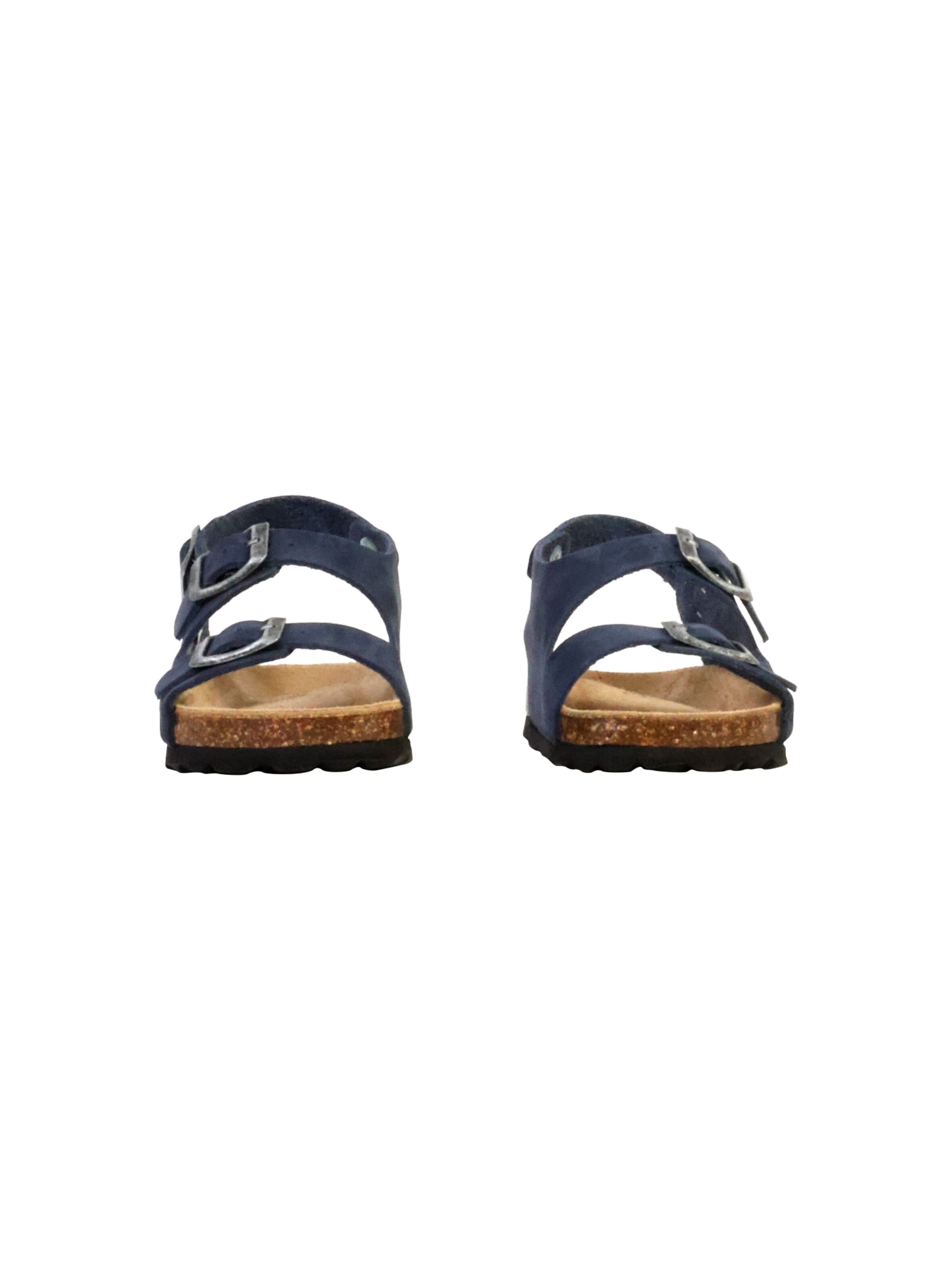 The Divine Factory Huisschoenen 'Kinder-Lederpantolette Noga Mistraly BS Edge' in Blauw