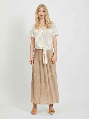 VILA Blouse 'Sovera' in Beige