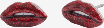 Boucles d'oreilles 'Coach Lips' COACH en rouge : devant