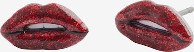 COACH Náušnice 'Coach Lips' - tmavě červená / stříbrná / bílá, Produkt